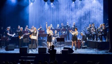 Picture: Soul Sisters performing with Reunion Big Band